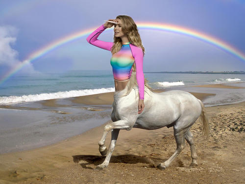 Девушка попросила отфотошопить ее снимок, и вот что получилось - ФОТО