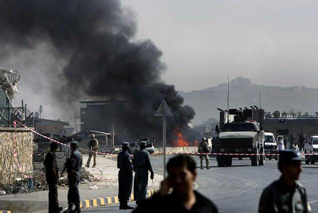 Взрыв и стрельба у посольства Испании в Кабуле