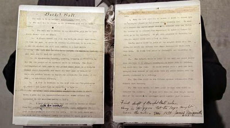 Книга Правил баскетболаКнига правил баскетбола, подготовленная Джеймсом Нейсмитом, в 2010 году была продана известному коллекционеру за 4,3 млн долларов.