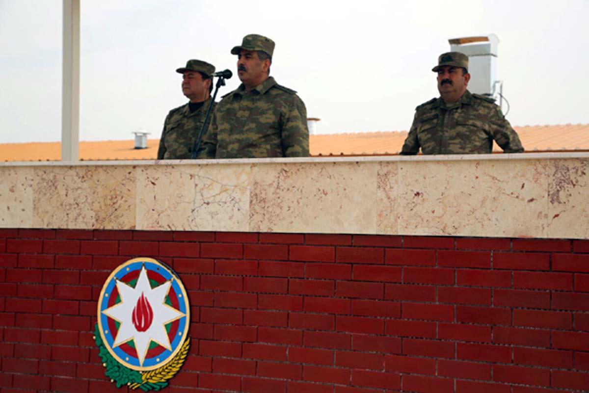 В прифронтовой зоне состоялось открытие новых военных объектов ВС Азербайджана