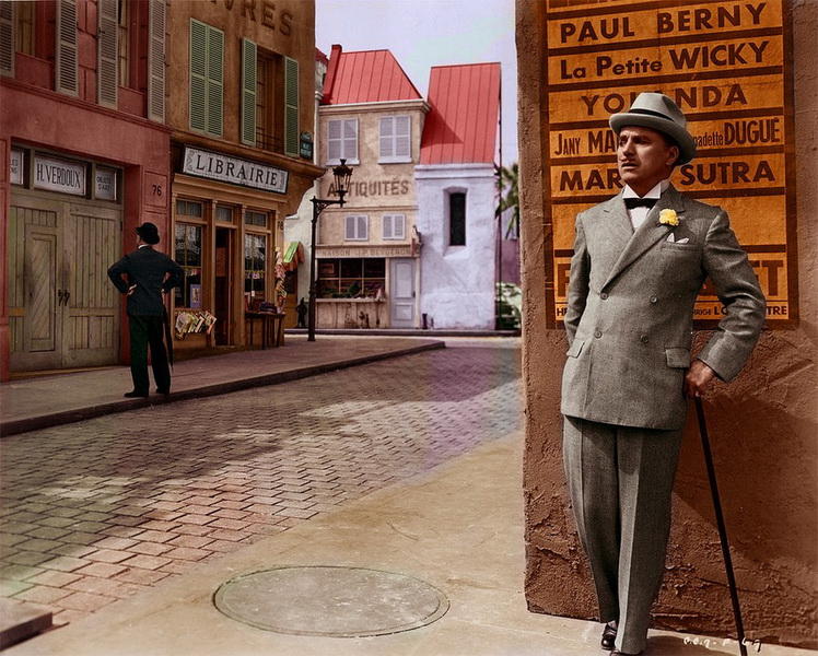 14 редких раскрашенных фотографий Чарли Чаплина, сделанных в 1910-1930-х годах