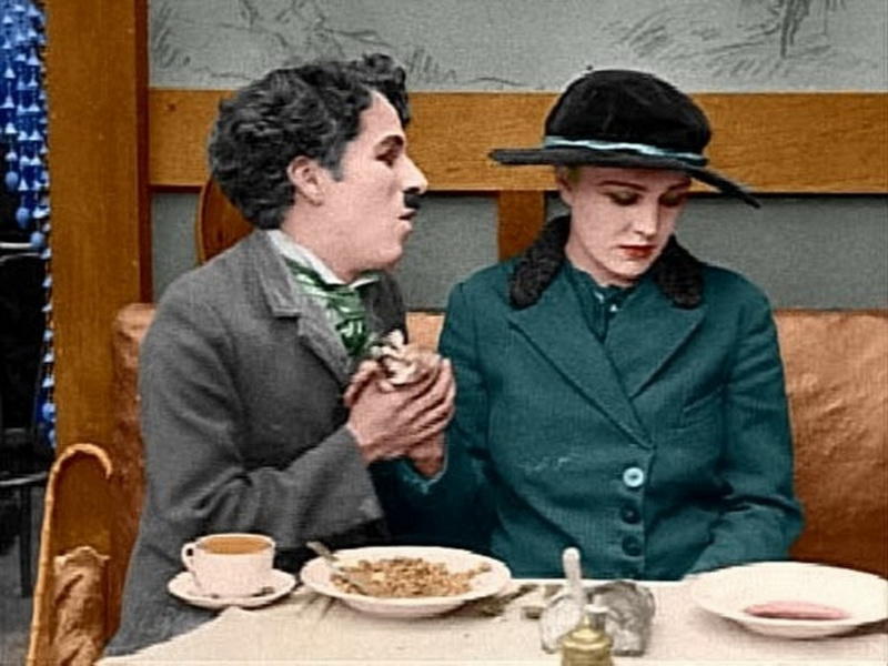 14 редких раскрашенных фотографий Чарли Чаплина, сделанных в 1910-1930-х годах