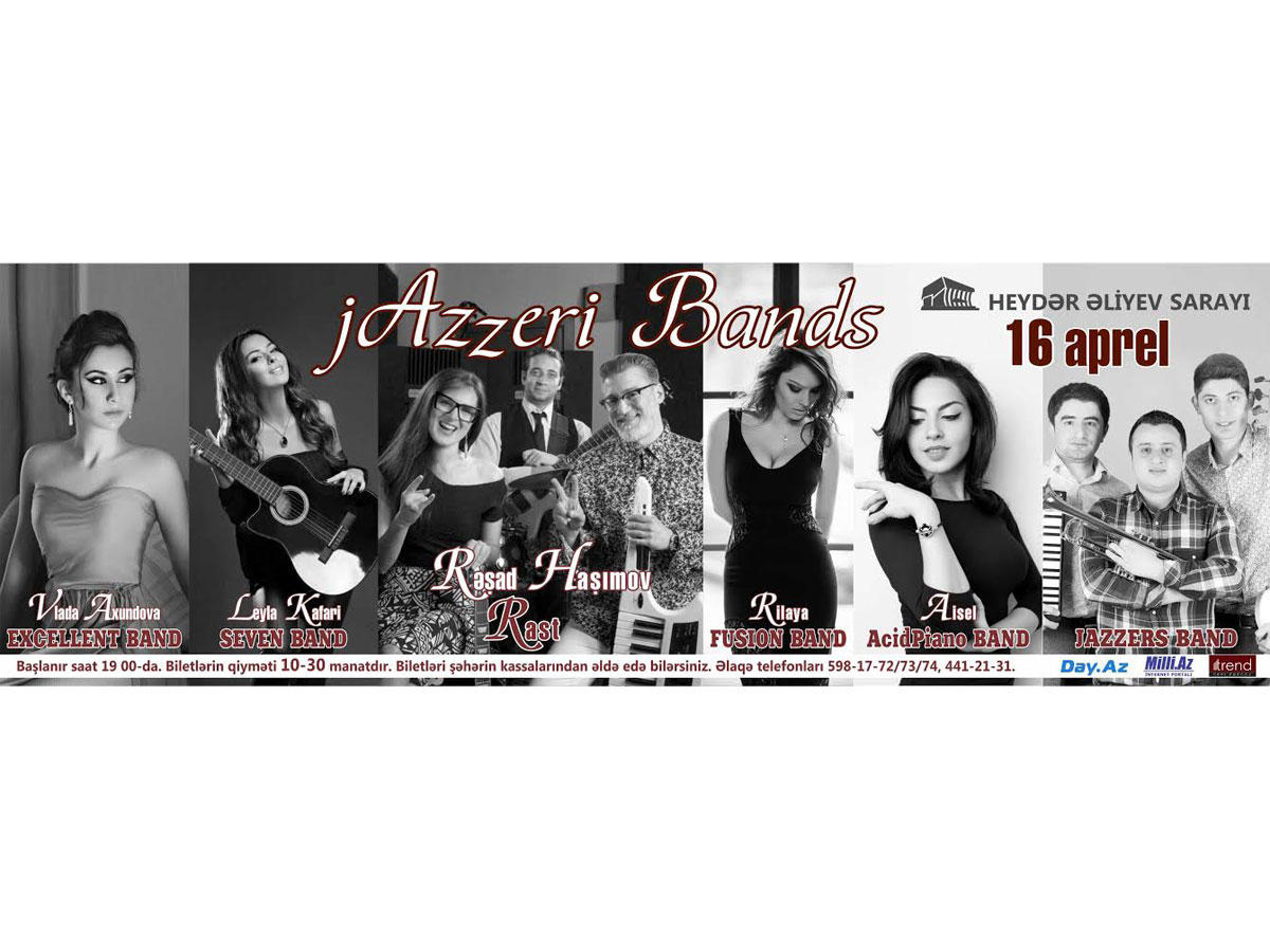 Представлен видеоанонс концерта jAzzeri Bands во Дворце Гейдара Алиева