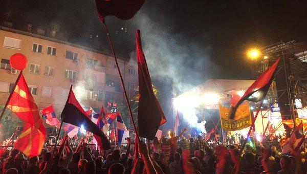 В центре Скопье пройдут митинги сторонников и противников властей