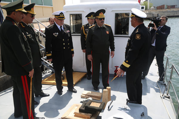 Новый полигон военно-морских сил Азербайджана