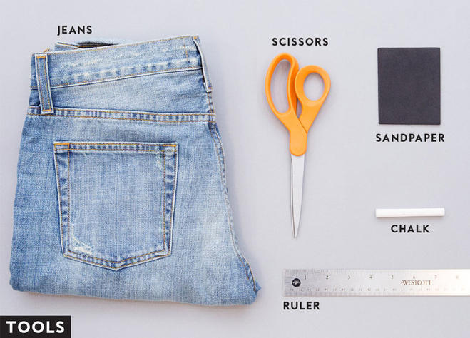 Как сделать шорты из джинсов