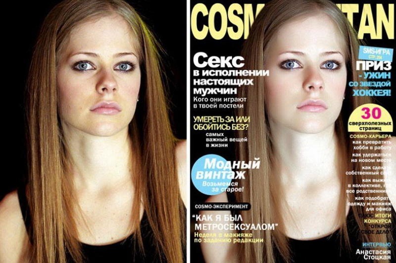 Такие Же Как Все: 20 Звезд Голливуда До И После Фотошопа