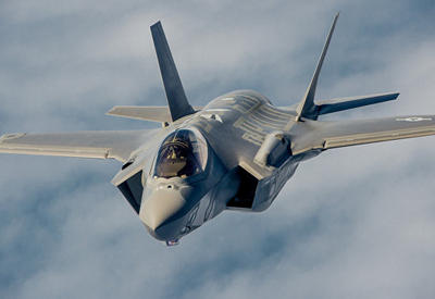 В США загорелся истребитель F-35A