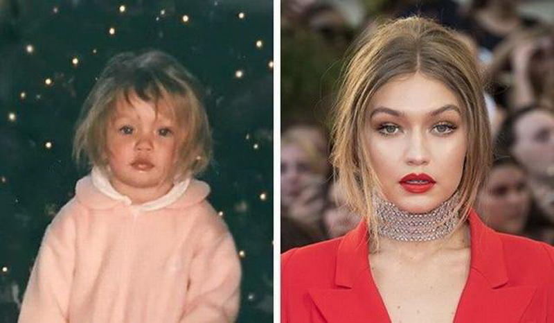 Известные супермодели в детстве
