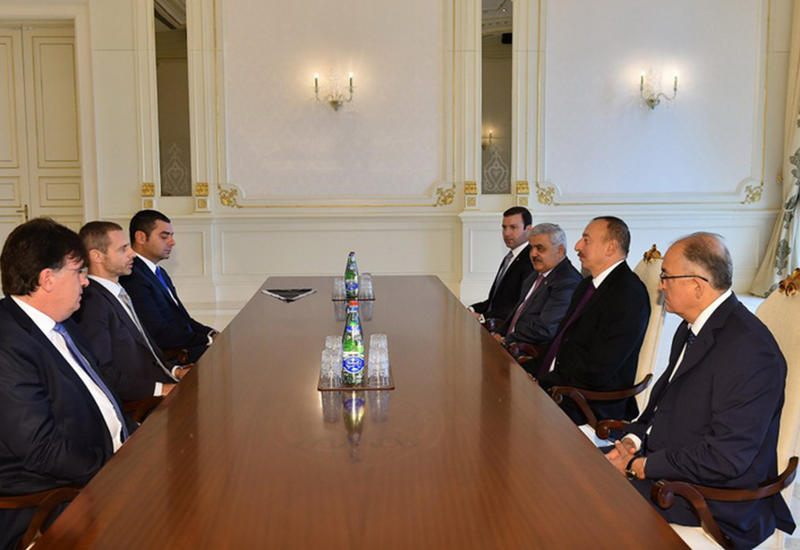 Президент Ильхам Алиев принял главу УЕФА <span class="color_red">- ФОТО</span>