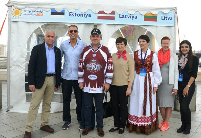 В Баку открылся "Европейский городок" <span class="color_red">- ФОТО</span>