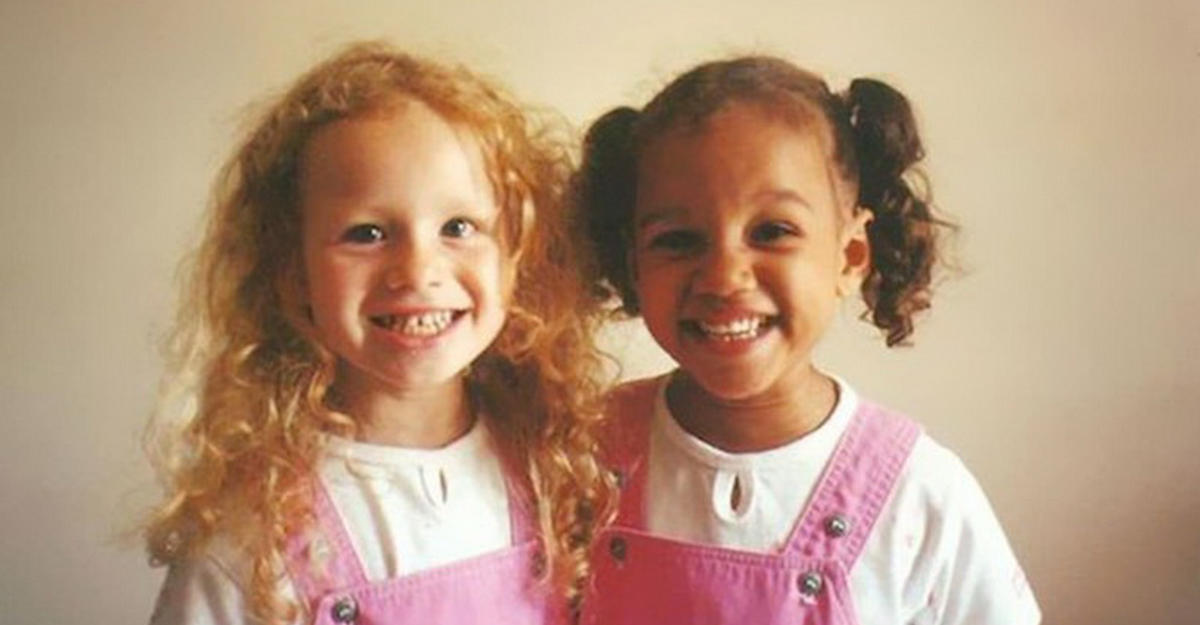 Разноцветные сестры-двойняшки — неожиданный феномен