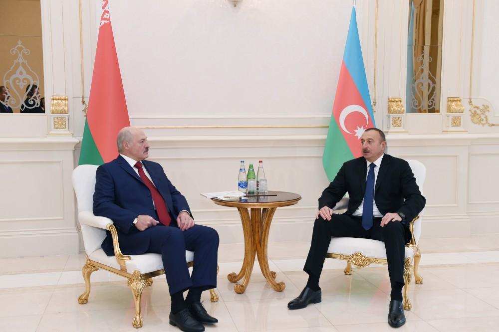 Президент Ильхам Алиев: Мы настроены на активное продолжение сотрудничества с Беларусью по всем направлениям