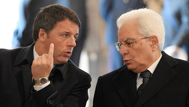 Президент Италии попросил премьер-министра отложить свою отставку