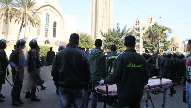 В Каире протестуют против терроризма