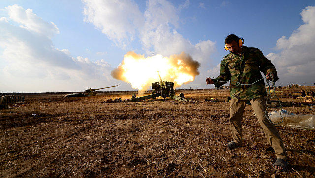 Вблизи Мосула коалиция уничтожила миномет боевиков 