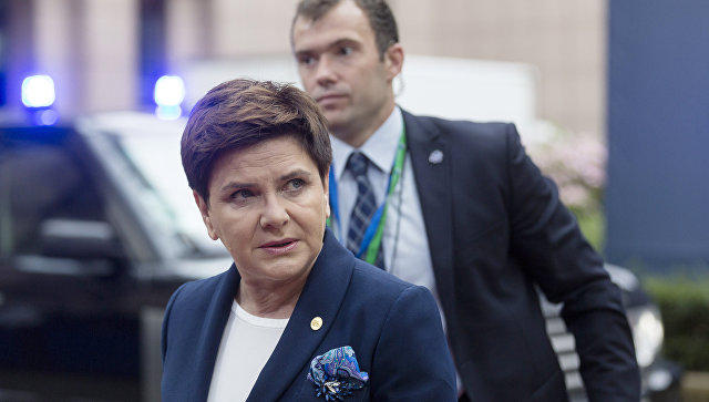 Премьер Польши пострадала в ДТП
