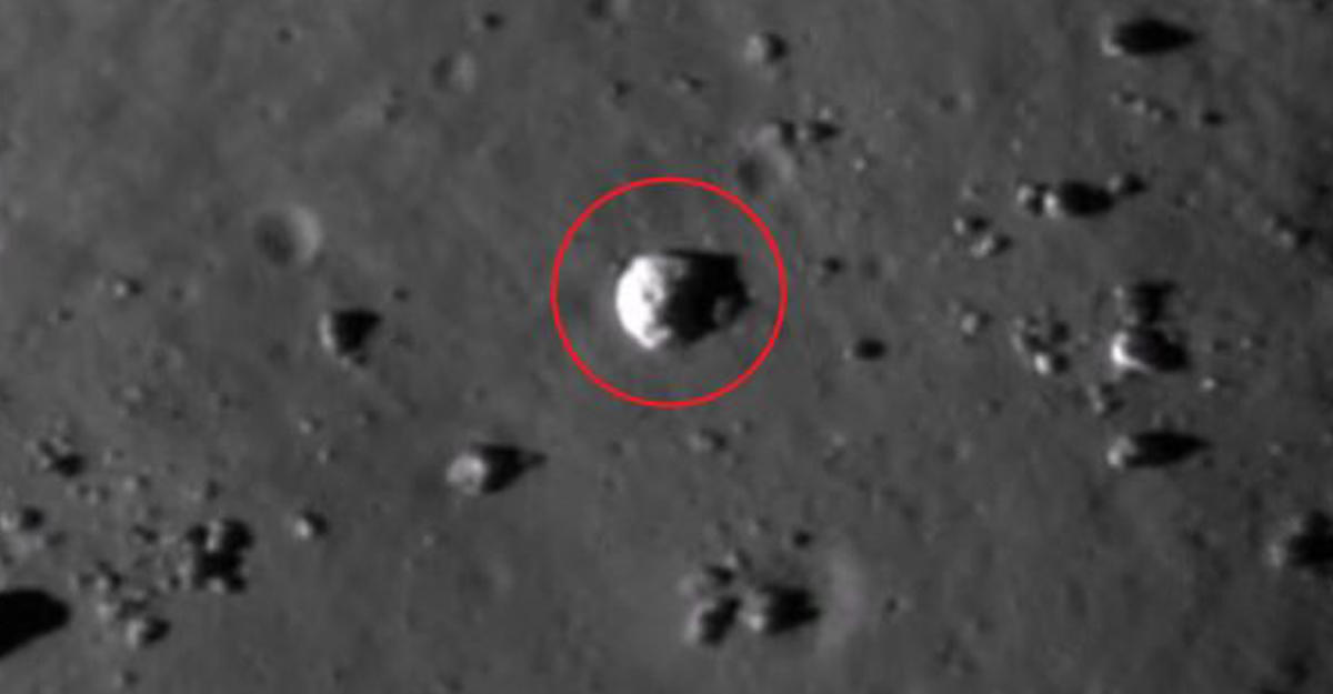 На Луне обнаружена голова животного