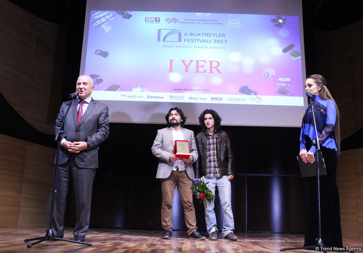 В Баку состоялась церемония награждения второго Фестиваля буктрейлеров