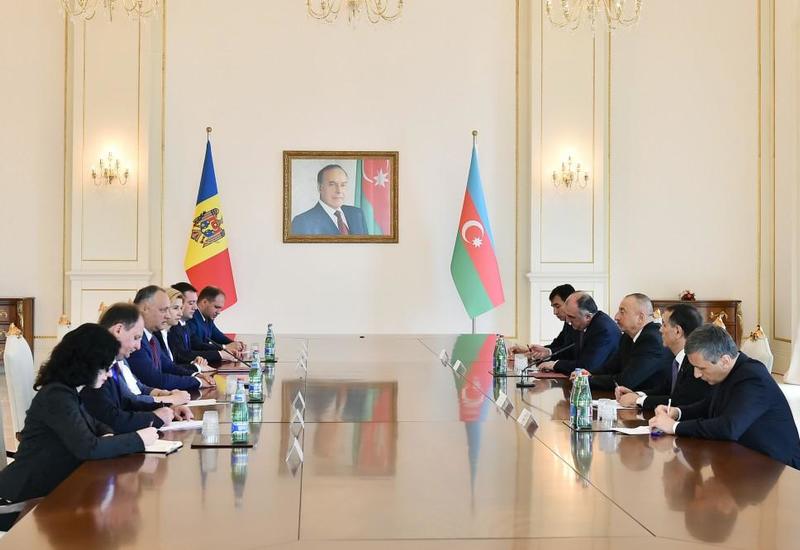 Президент Молдовы: Будут рассмотрены конкретные проекты для более активного сотрудничества с Азербайджаном