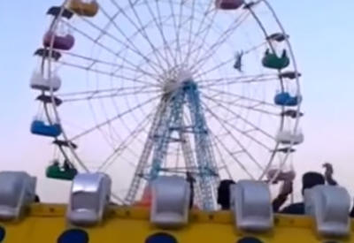 Трагедия в Иране: мать и сын выпали с колеса обозрения <span class="color_red">- ВИДЕО</span>