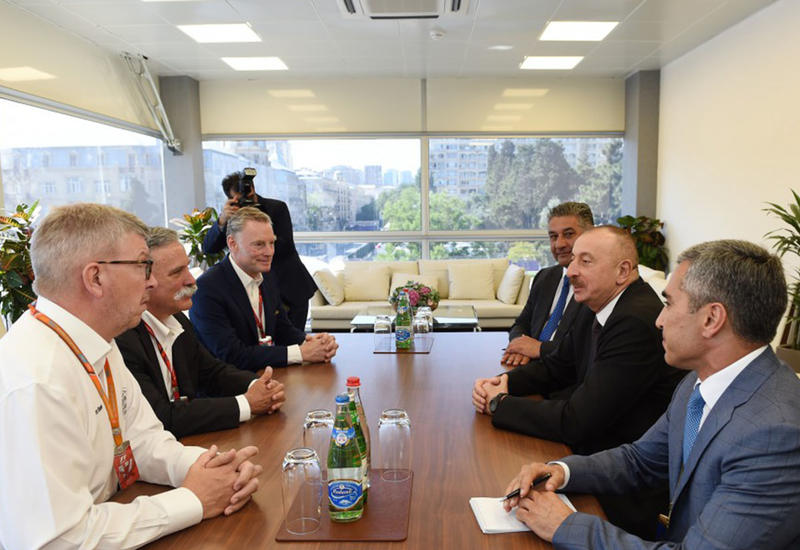 Президент Ильхам Алиев принял исполнительного директора Formula One Group <span class="color_red">- ФОТО</span>