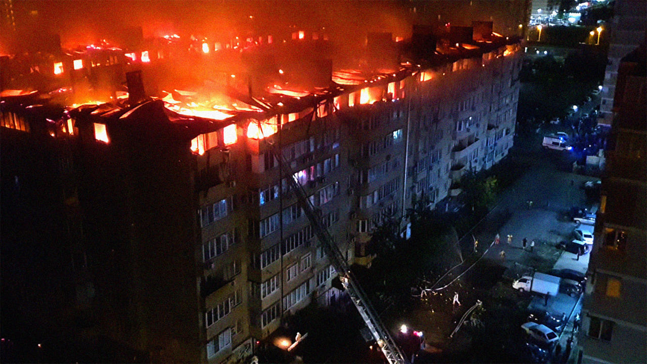 Пожар в Краснодаре 13 сентября 2020 года
