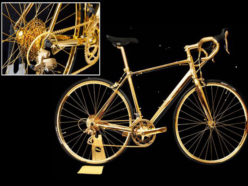 Создан золотой велосипед за фантастическую цену