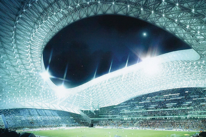 Дизайн будущего стадиона Qatar Foundation Stadium