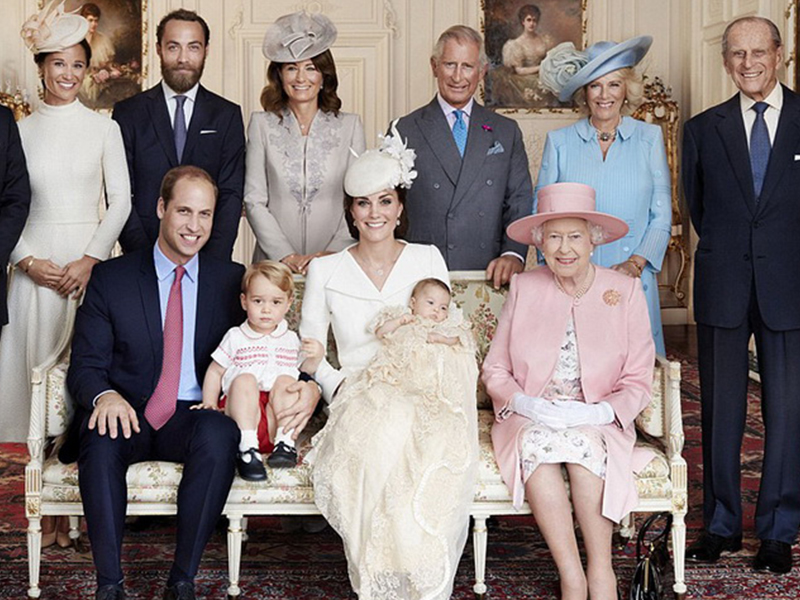 Королевская семья Великобритании в полном составе