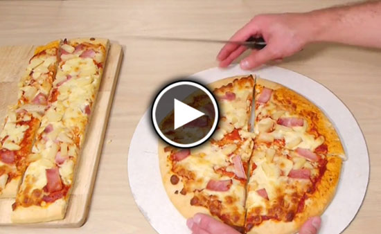 Как нарезать пиццу для гостей, припрятав пару кусков для себя