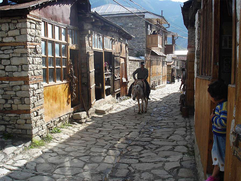 Уникальное село в горах Кавказа