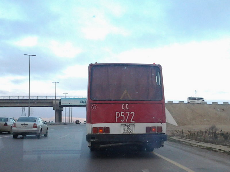 Бакинские автобусы в этот раз удивили номерами