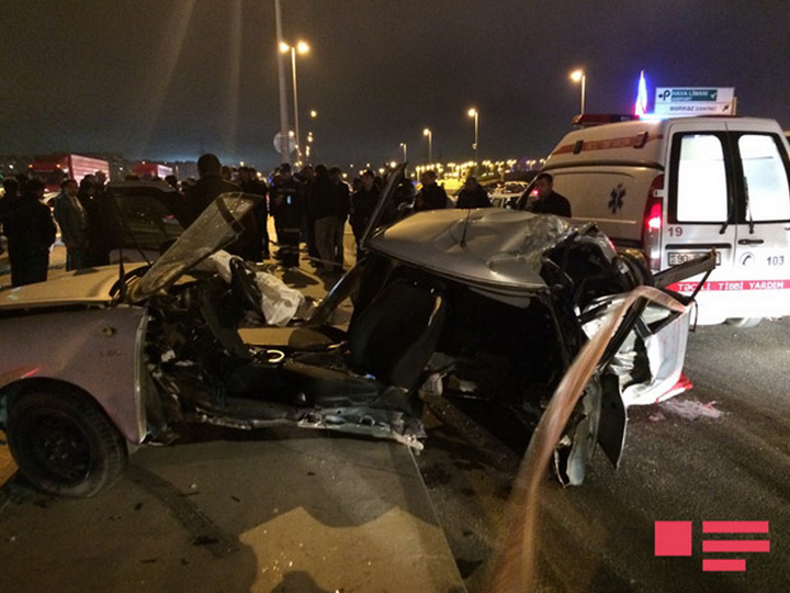 Страшная авария в Баку: трое погибших