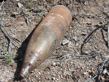 В прифронтовых селах Азербайджана обезврежено 45 неразорвавшихся боеприпасов