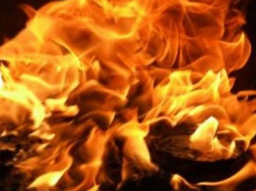 В Маштаге сгорел заброшенный дом