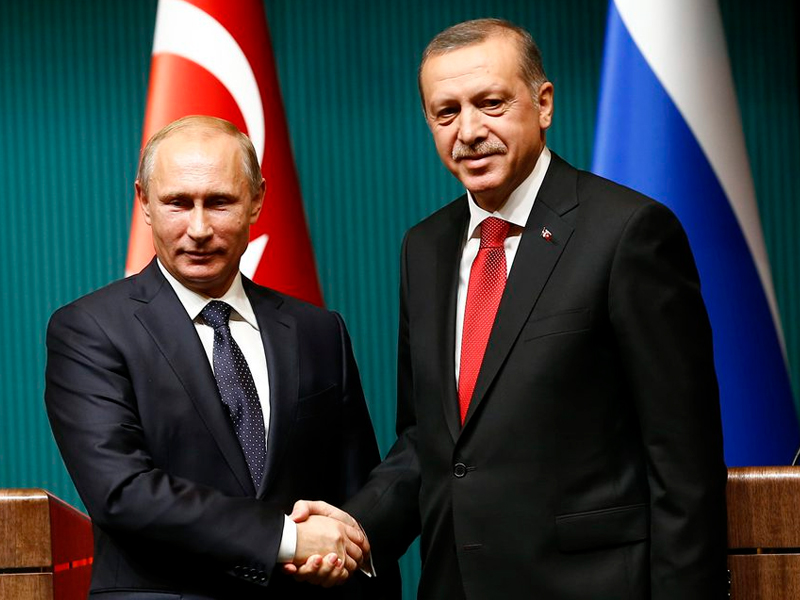 Путин и Эрдоган поговорили об усилии борьбы с ИГ