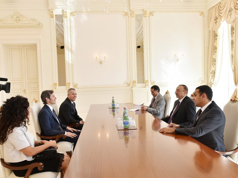 Президент Ильхам Алиев принял глав Сан-Марино