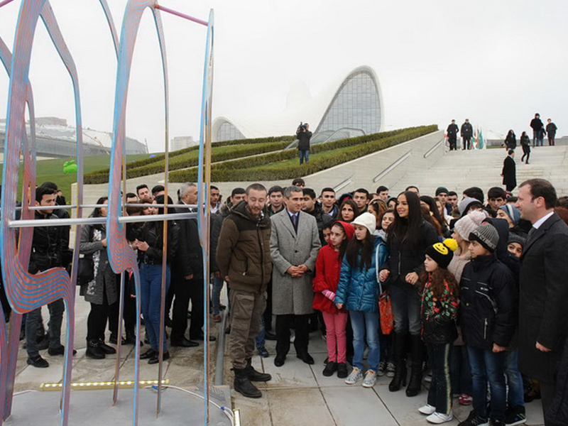Вице-президент Фонда Гейдара Алиева Лейла Алиева приняла участие в церемонии открытия выставок 