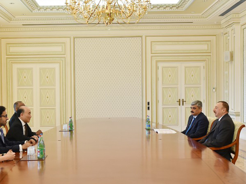 Президент Ильхам Алиев принял делегацию МВФ