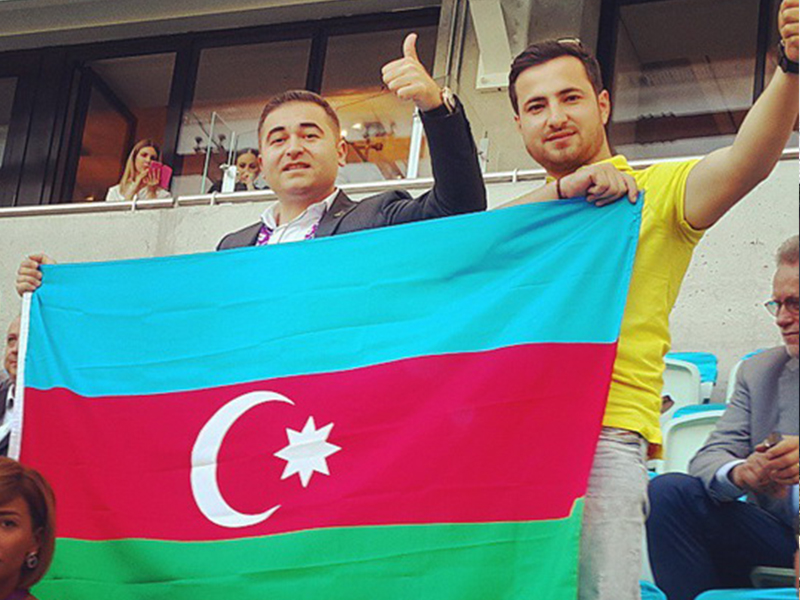 Евроигры в Баку: вот как наши звезды болеют за спортсменов