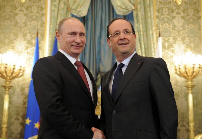Путин встретится с Олландом в Кремле