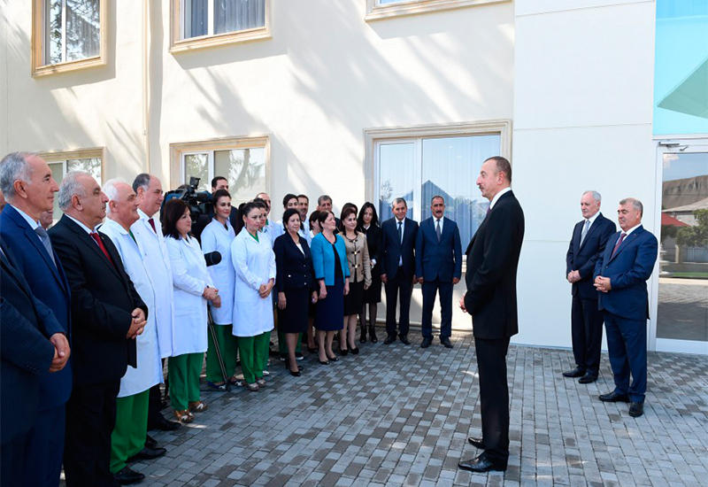 Президент Ильхам Алиев: "В Азербайджане создаются медицинские центры, отвечающие самым высоким мировым стандартам"