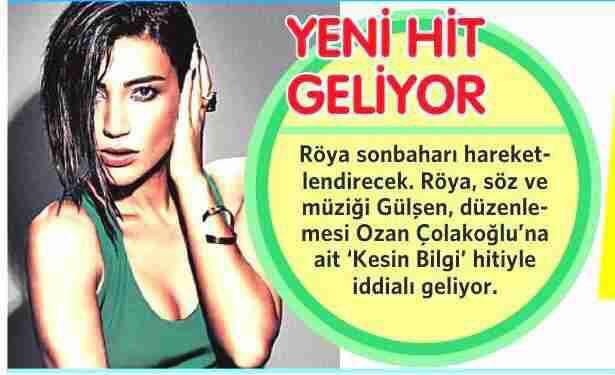 Турецкая певица написала песню для Ройи