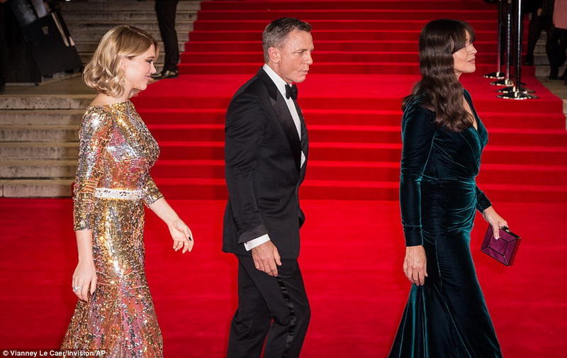 Моника Беллуччи и Леа Сейду на грандиозной премьере "007:Спектр"