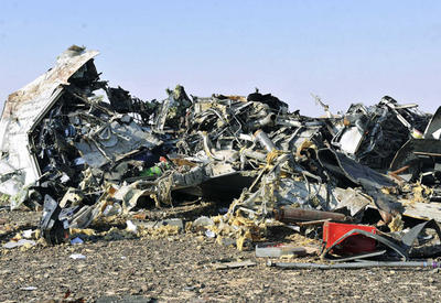 Первые кадры с места крушения российского Airbus в Египте <span class="color_red">- ФОТО</span>