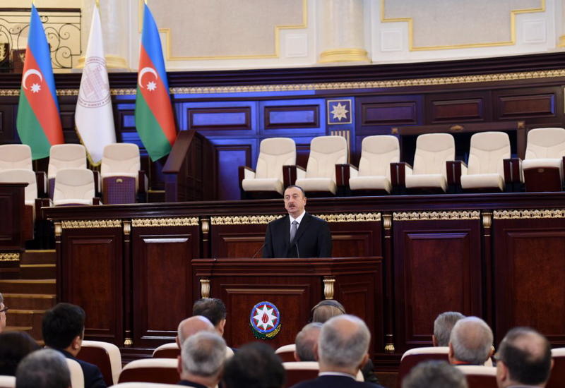 Президент Ильхам Алиев: "Азербайджан является островом стабильности, пространством мира и спокойствия"
