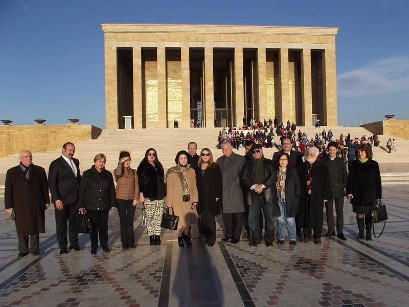 Министр Турции и азербайджанские композиторы исполнили попурри