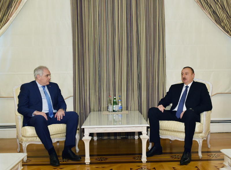 Президент Ильхам Алиев принял главу МВД Грузии и французскую делегацию
