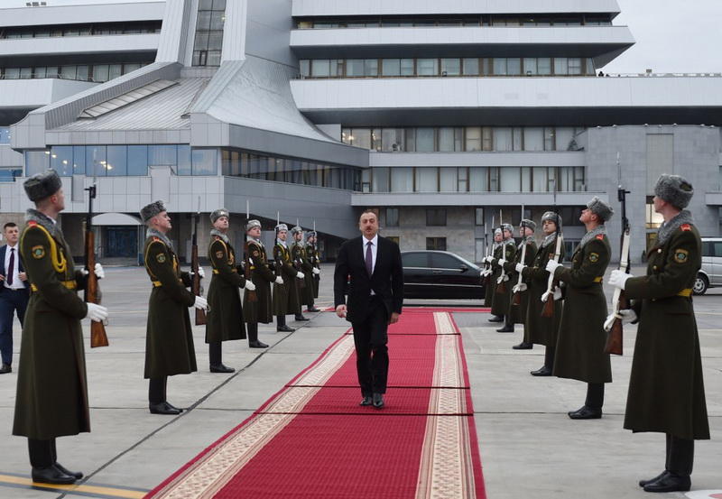 Завершился официальный визит Президента Ильхама Алиева в Республику Беларусь